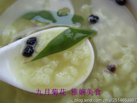 清香祛火竹叶粥的做法