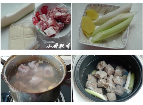 冬瓜豆腐排骨汤的做法