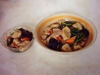 冻豆腐焖菠菜的做法