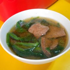 猪肝菠菜汤的做法