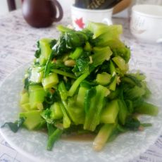 凉拌菠菜莴笋叶的做法