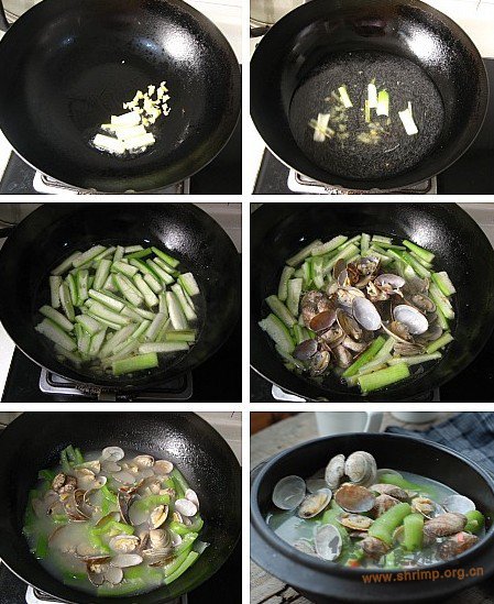 丝瓜蛤喇汤的做法