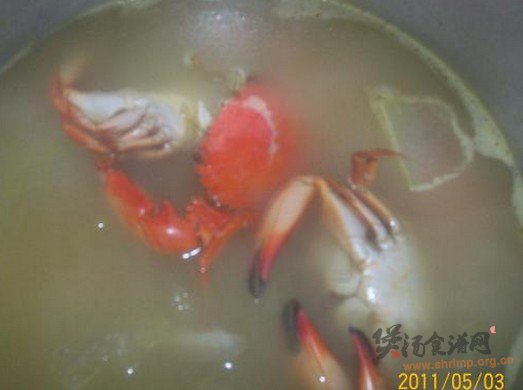 螃蟹冬瓜汤的做法