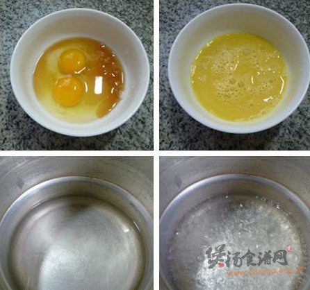 桂花鸡蛋大米粥的做法