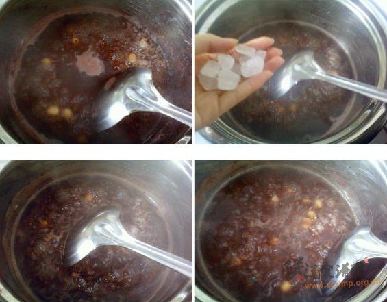冰糖红豆莲子粥的做法
