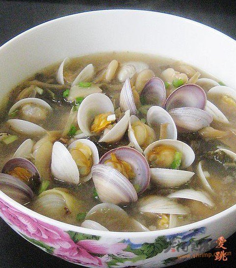 白蛤盐基豆瓣汤的做法