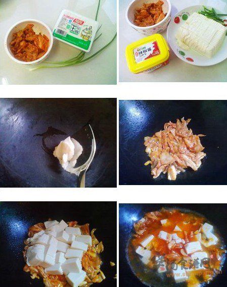 酸辣泡菜豆腐汤的做法