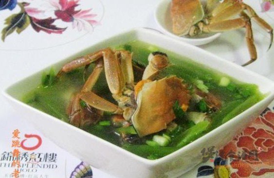 螃蟹莴苣汤的做法