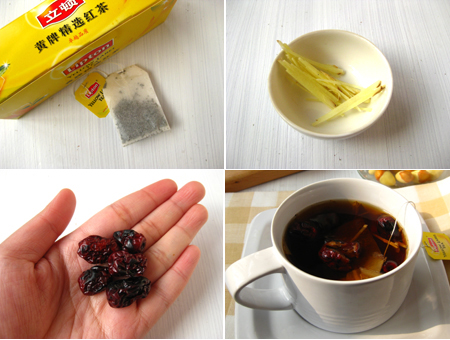 炒红枣生姜红茶的做法