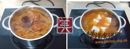 辣白菜豆腐汤的做法的做法