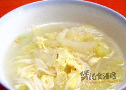 虾皮白菜汤的做法