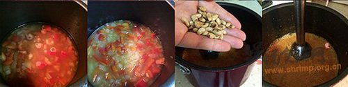松仁甜椒浓汤的做法
