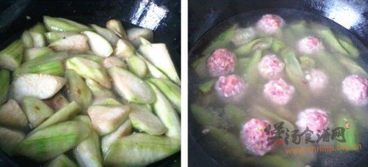 丝瓜肉圆汤的做法
