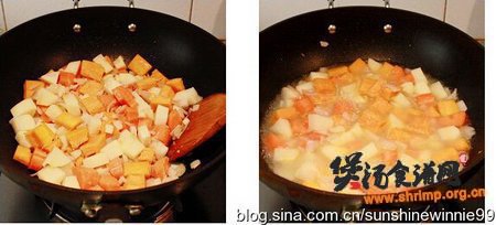 南瓜土豆浓汤的做法
