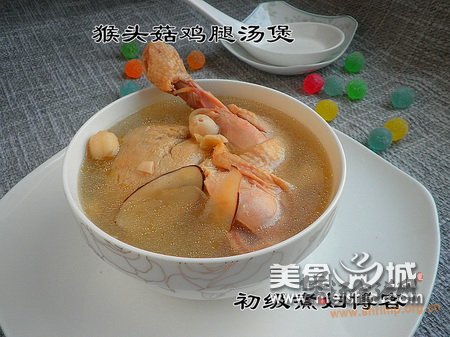 猴头菇鸡腿汤煲的做法