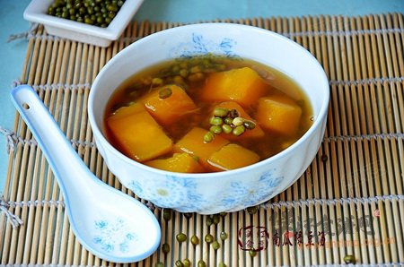 消暑佳品:南瓜绿豆汤的做法