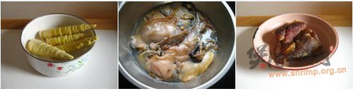 河蚌咸肉竹笋汤的做法