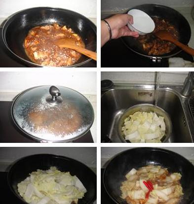 红烧肉炖大白菜的做法