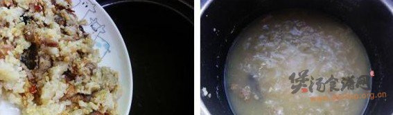 绿豆粽子粥的做法