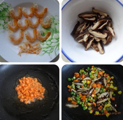 香菇海虾粥的做法