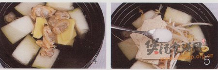 绿豆芽蛤蜊汤怎么做的做法