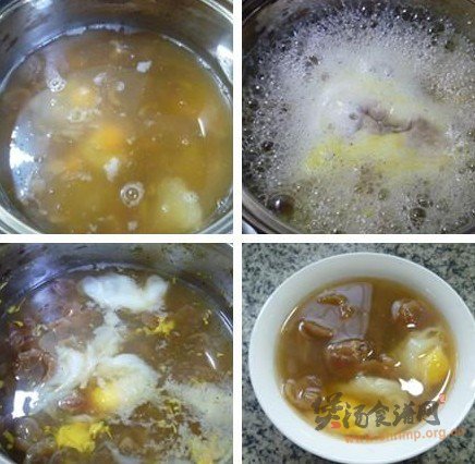 鸽子蛋桂圆甜汤的做法