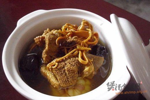 红枣虫草花煲鸭汤的做法