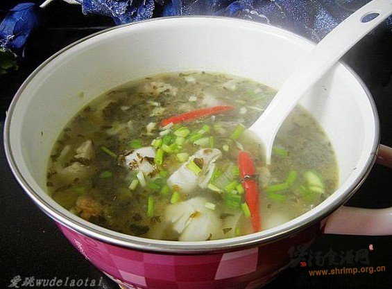 酸菜青鱼片汤的做法
