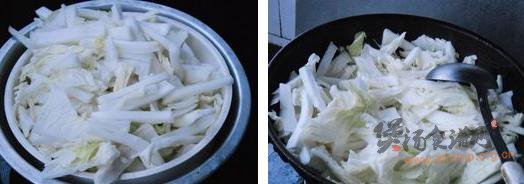 脊骨炖白菜的做法