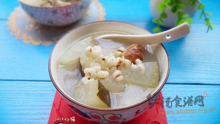 (图)薏米冬瓜骨头汤的做法