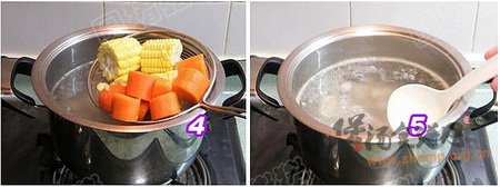 香甜玉米脊骨汤的做法