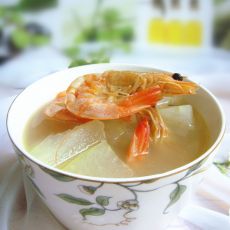 虾干冬瓜汤的做法