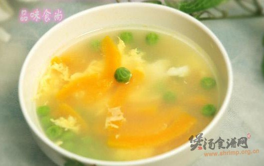 南瓜豌豆汤的做法
