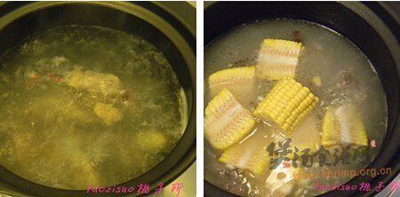 龙骨玉米冬瓜煲的做法