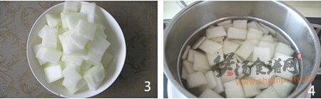 夏日去湿消肿美容汤:冬瓜薏米汤的做法