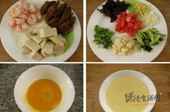 海鲜酸辣豆腐汤的做法