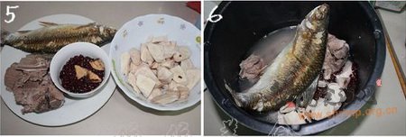 赤小豆鲮鱼煲粉葛汤的做法