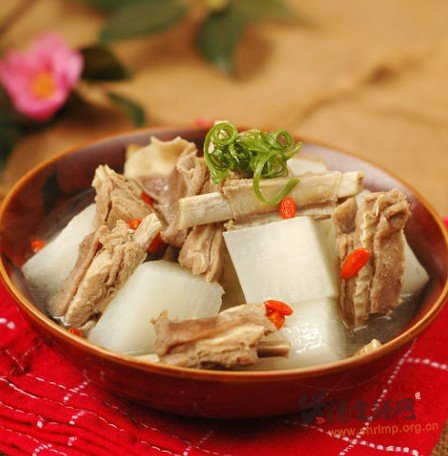 陈皮萝卜羊排汤的做法
