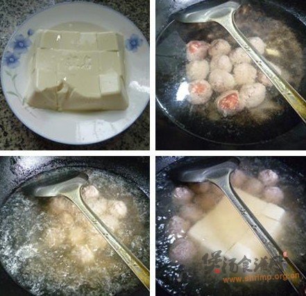 肉丸子豆腐汤的做法