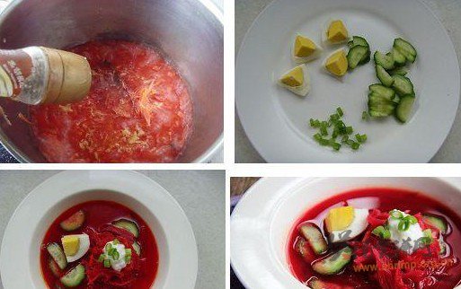 甜菜冷汤的做法