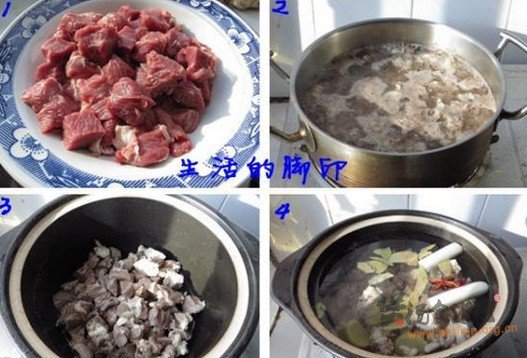 茄汁萝卜牛肉砂锅的做法