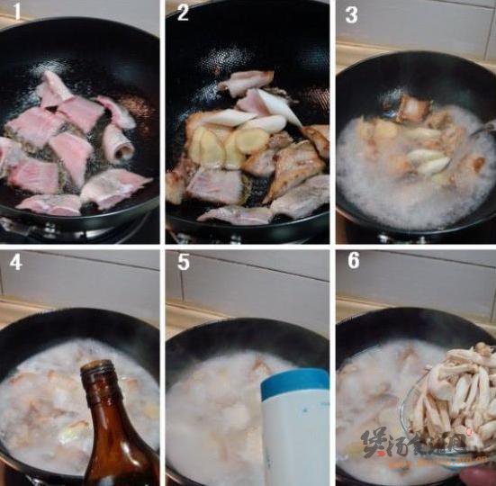 山泉鱼汤炖三素的做法