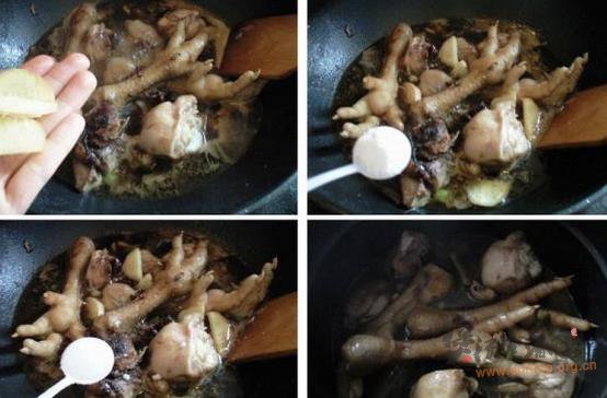 农家鸡肉炖土豆的做法