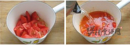 番茄鸡蛋面疙瘩汤的做法