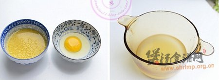 (图)小米鸡蛋粥的做法
