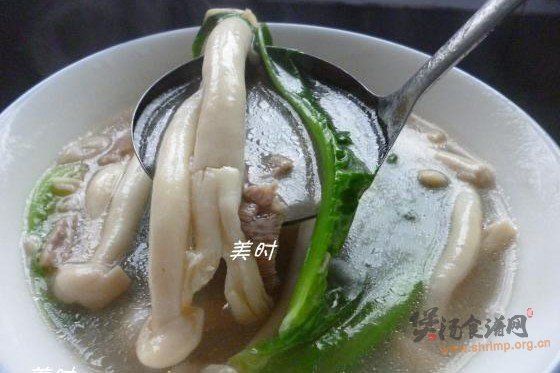 海鲜菇瘦肉青菜汤的做法