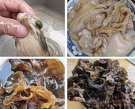 茨菇木耳炖河蚌的做法