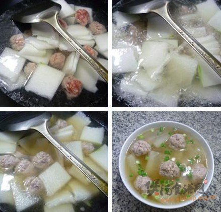 肉丸子冬瓜汤的做法