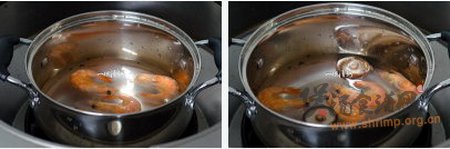 牛奶虾海参汤的做法