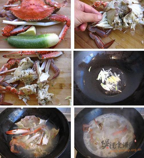 萝卜丝炖蟹的做法